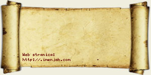 Anđela Pejić vizit kartica